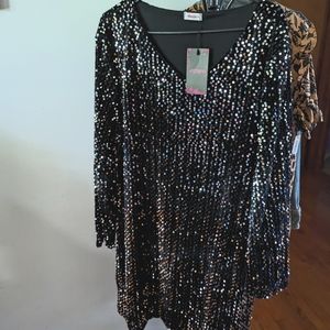 Bodycon sequin sparkly dress size large